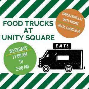 Photo of Food Trucks at Unity Square.