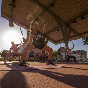 Photo of Pound with Tarah.