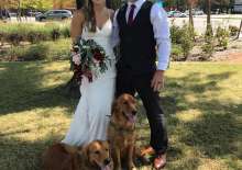 Our venue is pet friendly, so your pets can be a part of your special day!