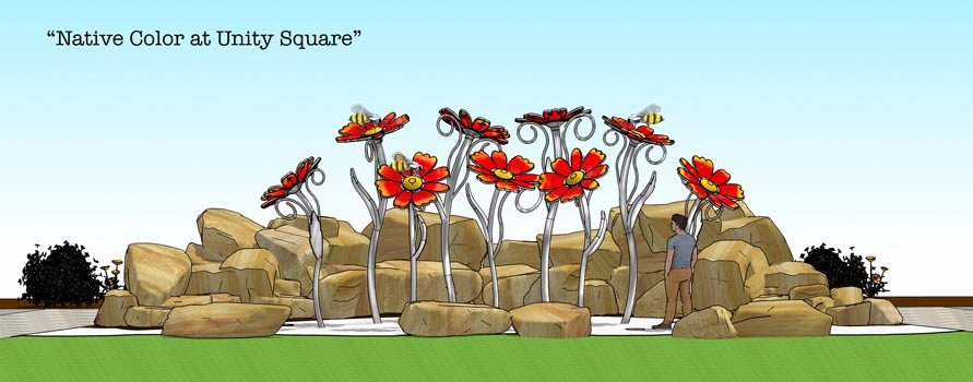 Unity Square Centerpiece